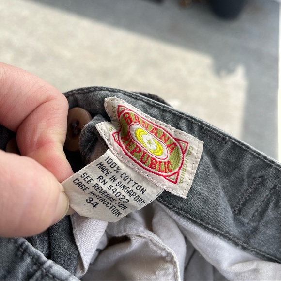 Army Green Khaki Straight Leg Cargo Pants Vintage 90s y2k size 32” waist - Picture 6 of 7